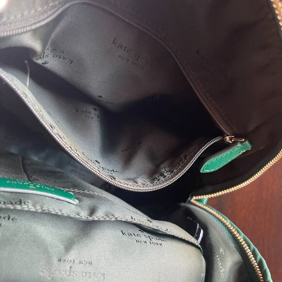 Kate Spade New York Chelsea Medium Deep Green Backpack main image 10